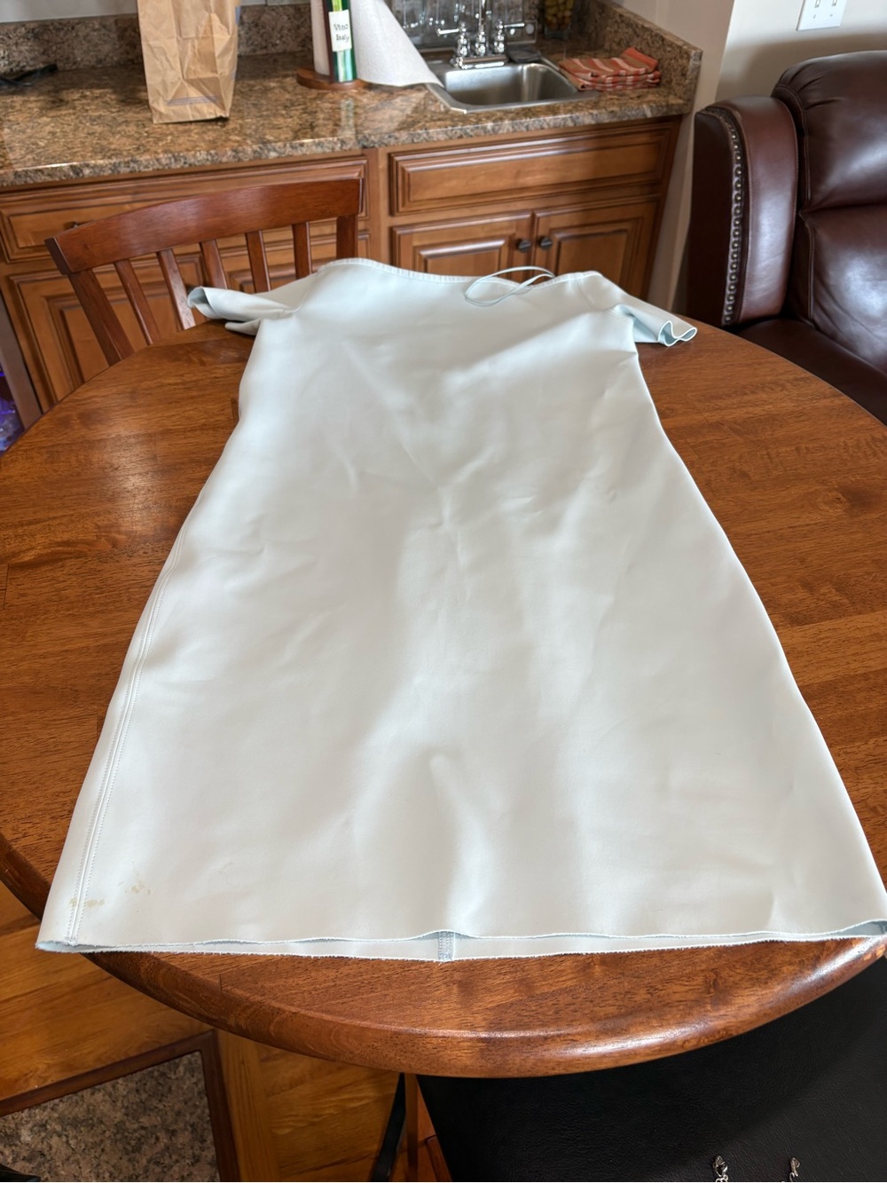 Sz L Helmut lang Light Blue Shift Dress - Women’s Minimal Dress